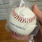 RARE Milwaukee Brewers 2001 Inaugural Season Miller Park Autograph Alley Ball