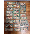 Vintage Lucky Bucks Comic Strip Character Premium Play Money Blondie Popeye ++