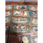 Vintage Lucky Bucks Comic Strip Character Premium Play Money Blondie Popeye ++