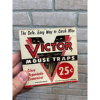 Vintage 1955 Victor 2-Pack Mouse Traps 29 Box ATCO Animal Trap Co Lititz Pa