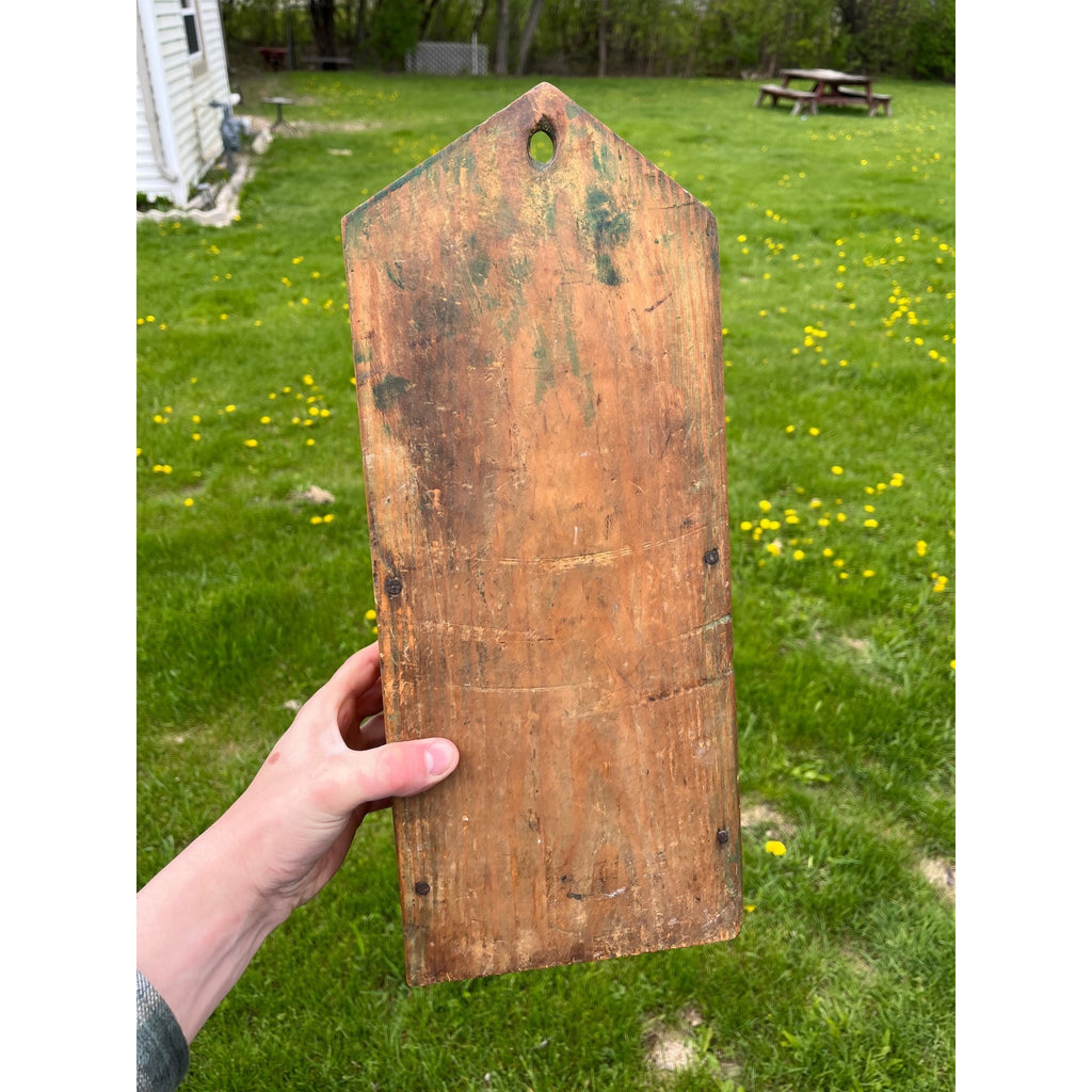 Antique Primitive 19th c. Wall Hanging Candle Box Wall Pocket Farmhouse AAFA