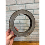 Vintage Brass Sprinkler Circle "Green Spot" Antique Old 8" Garden Hose