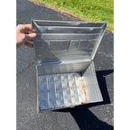 Vintage Metal Egg Tin 6 Dozen Eggs Carrier Mailing Shipping Crate farm farming