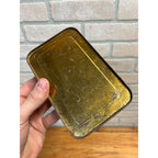 Old Imperial Brand Crystallized Ginger tin can with hinged lid