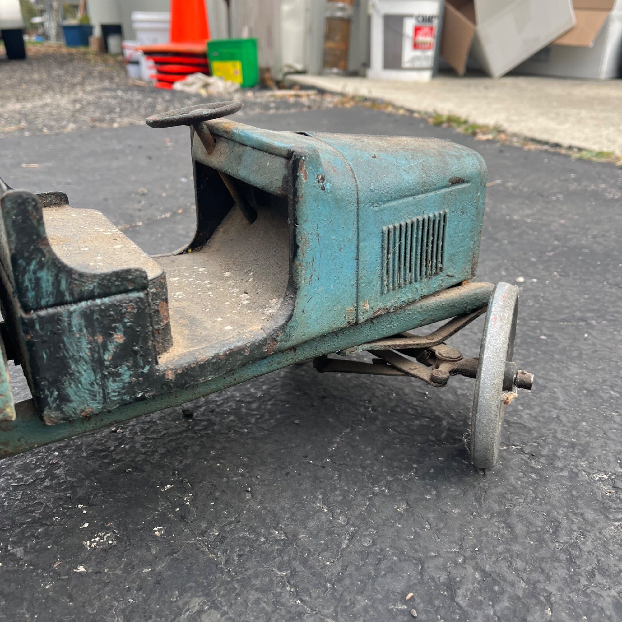 Vintage Buddy L Truck 24" Dump Truck Pressed Steel Toy - Parts/Repair