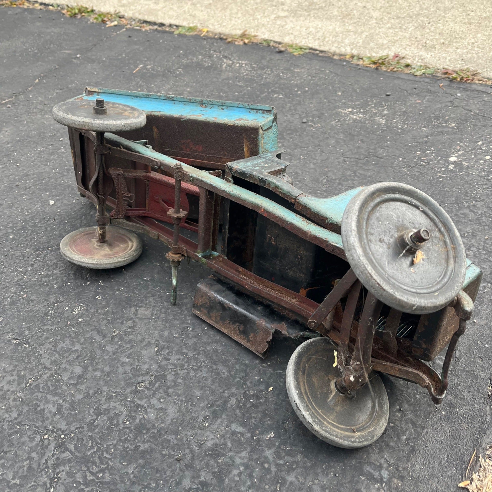 Vintage Buddy L Truck 24" Dump Truck Pressed Steel Toy - Parts/Repair