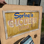 Vintage Glodeen Hardware Store Sign Wash Laundry Room Advertising 36" x 48"
