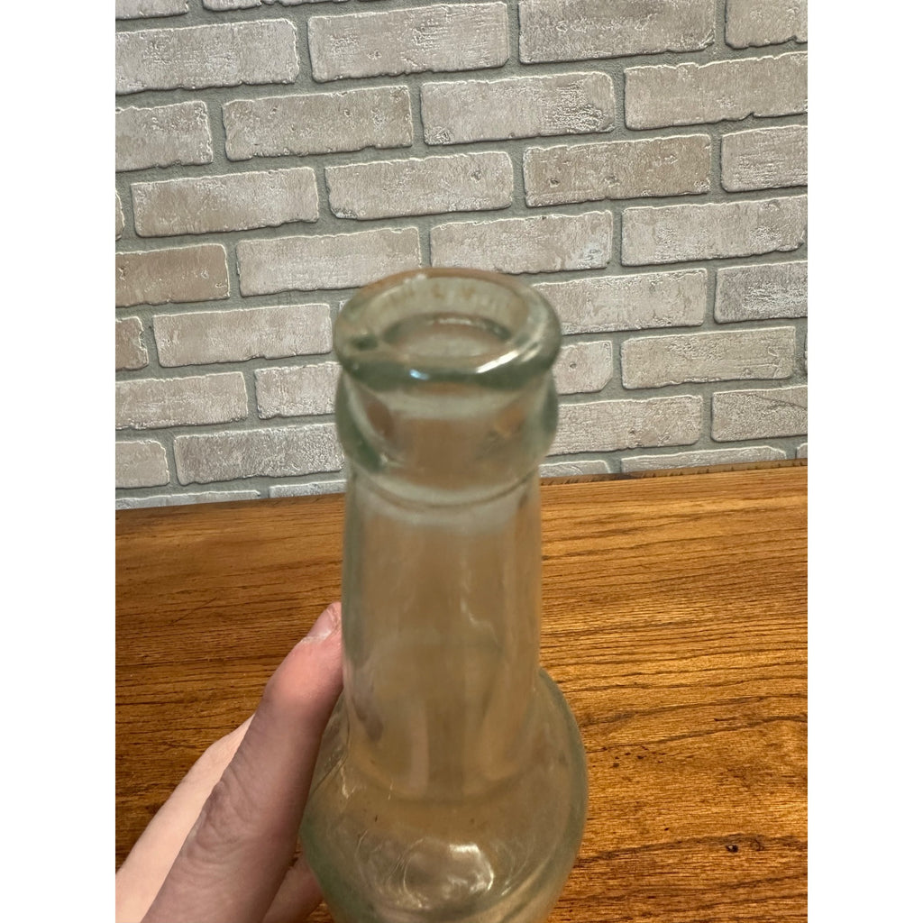 Vintage E. Porter Brewing Co. Joliet Beer Bottle Clear Aqua Embossed ILL Illinois