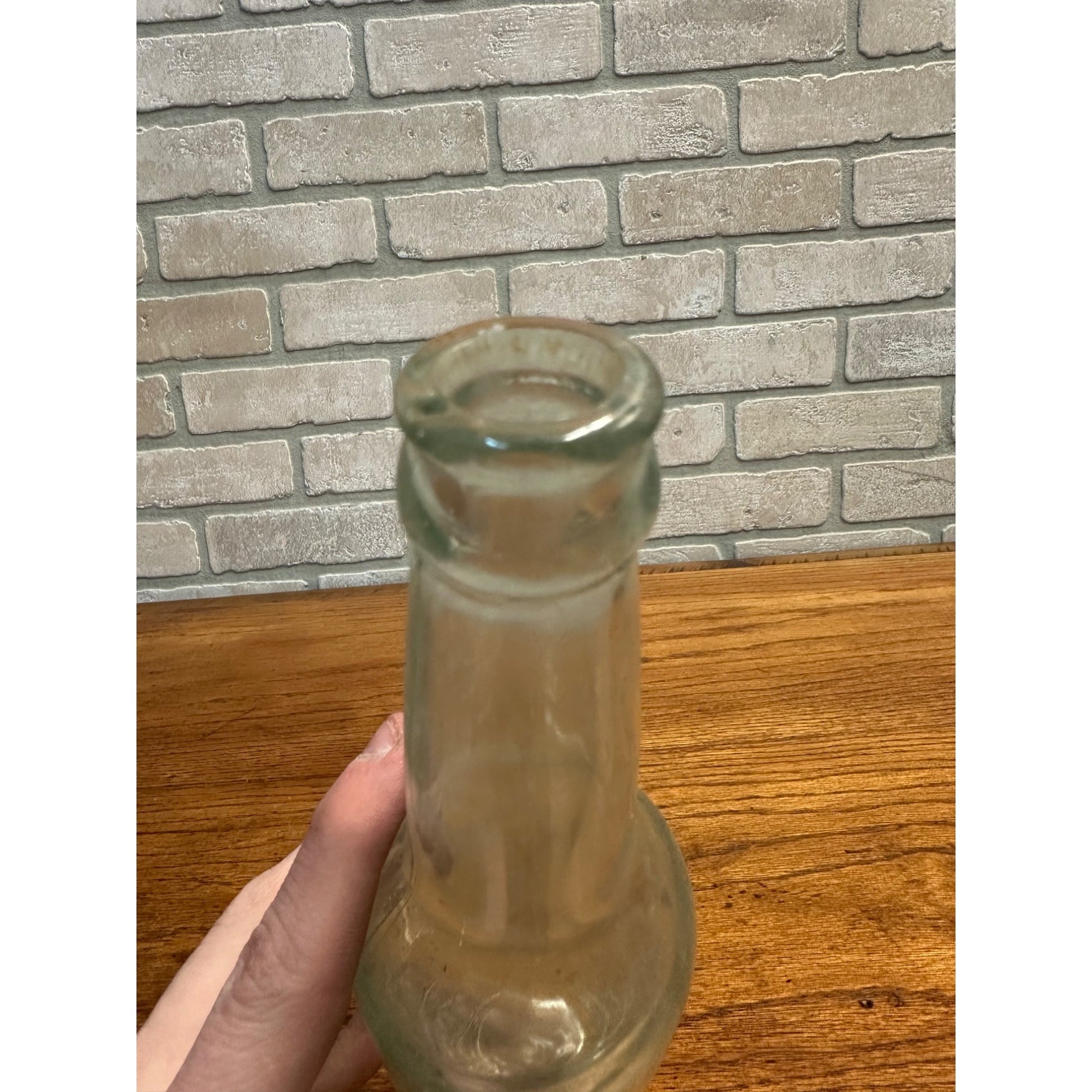 Vintage E. Porter Brewing Co. Joliet Beer Bottle Clear Aqua Embossed ILL Illinois