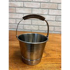 Vintage 1960s Lundtofte Lidded Champagne Ice Bucket 4" MCM Danish Teak Wood
