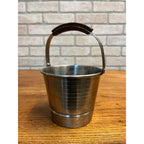 Vintage 1960s Lundtofte Lidded Champagne Ice Bucket 4" MCM Danish Teak Wood