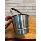 Vintage 1960s Lundtofte Lidded Champagne Ice Bucket 4" MCM Danish Teak Wood