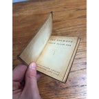 Antique Little Leather Library Book Edgar Allan Poe THE GOLD BUG