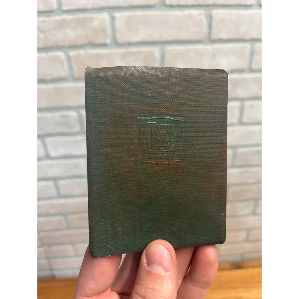 Antique Little Leather Library Book Edgar Allan Poe THE GOLD BUG