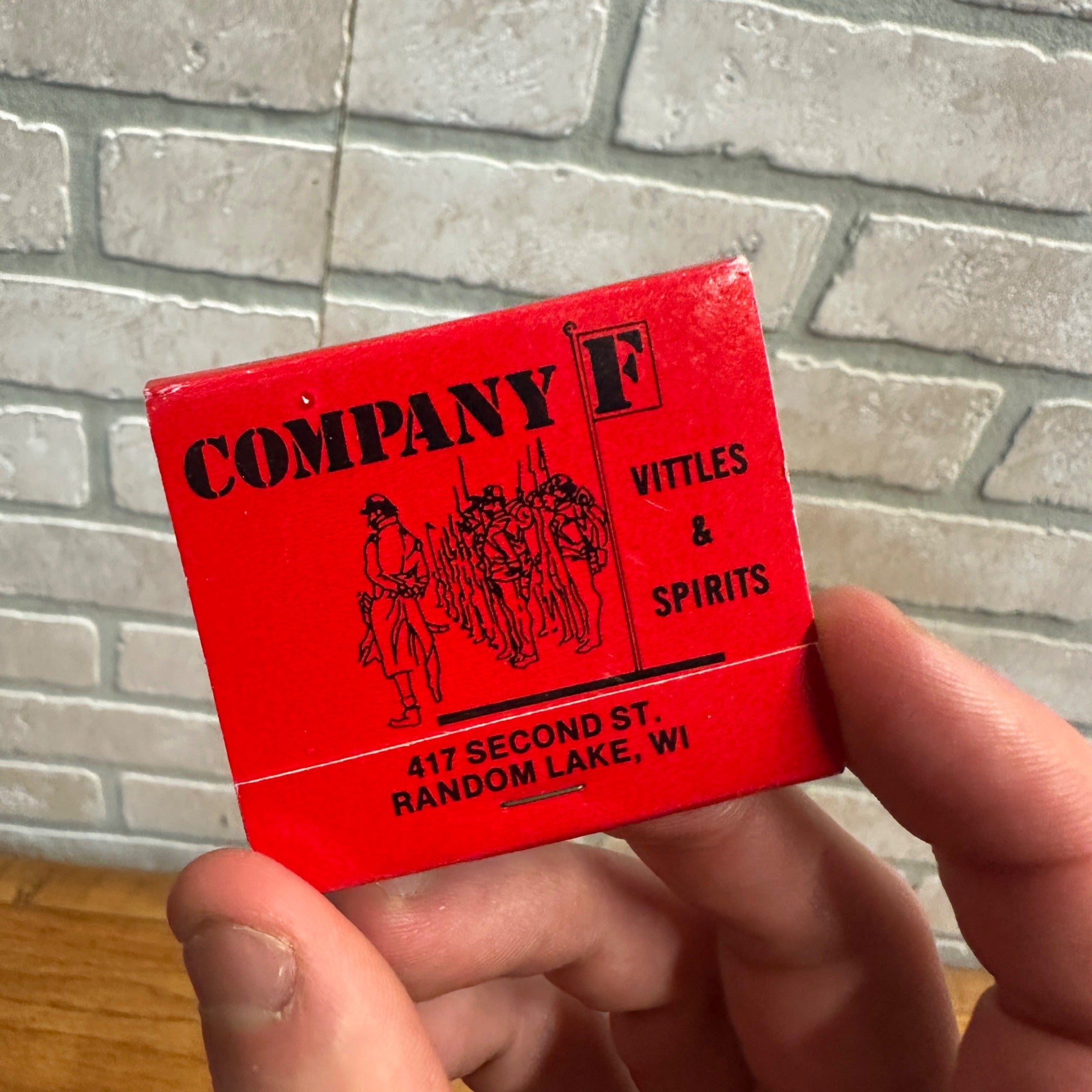 Bar N Annex Campbellsport Wis Matchbook Full Company F Random Lake