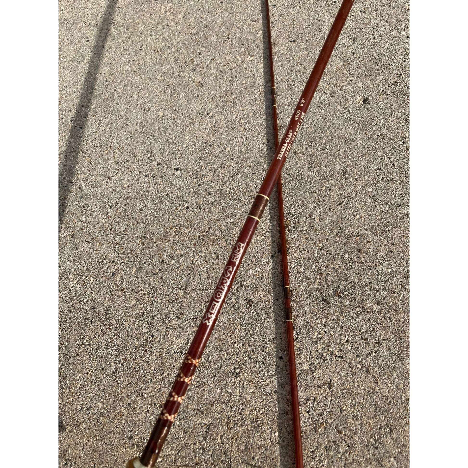 Vintage St. Croix Rod Transa-Glas 4000 Fishing Rod 8' 3" Carboloy Fish Pole