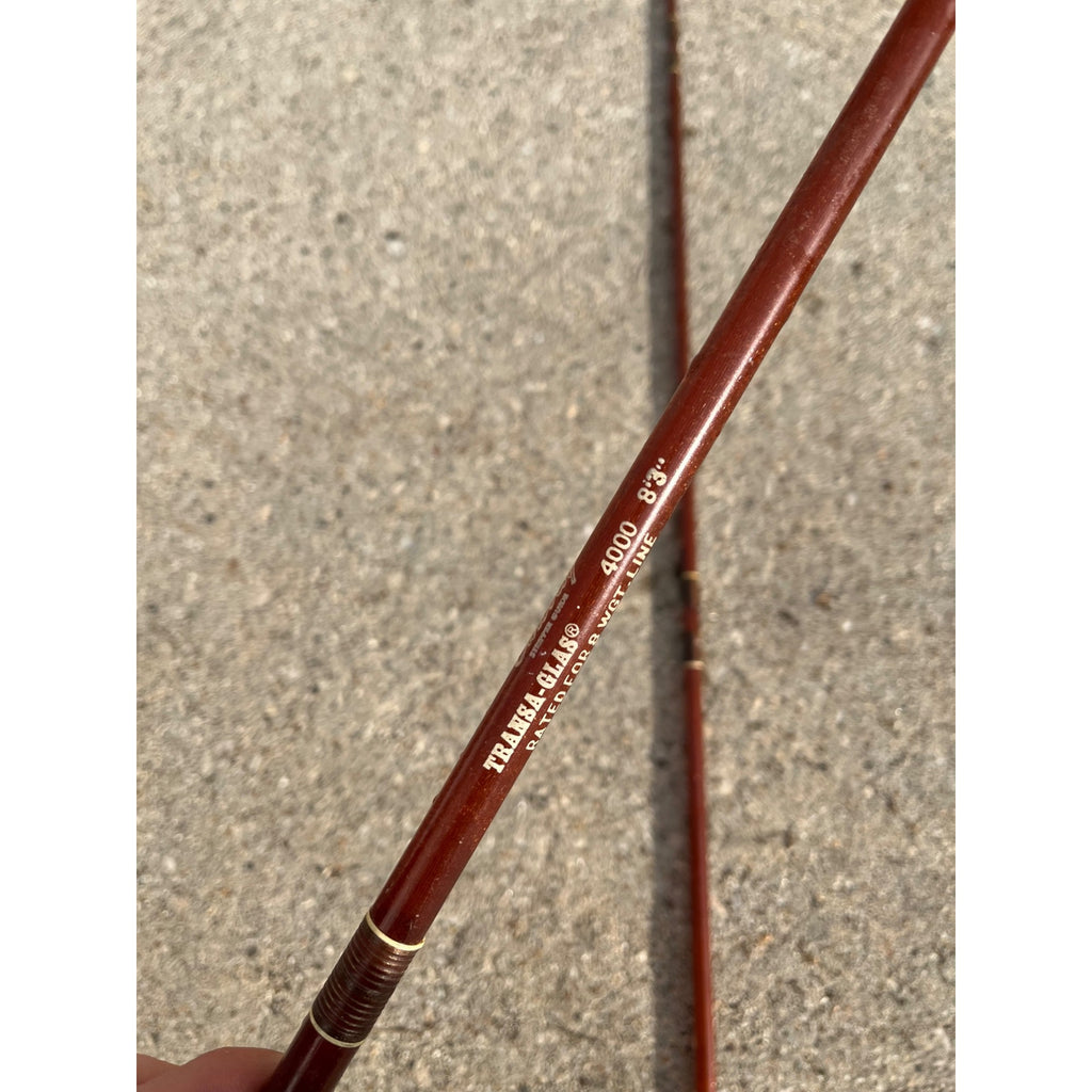 Vintage St. Croix Rod Transa-Glas 4000 Fishing Rod 8' 3" Carboloy Fish Pole