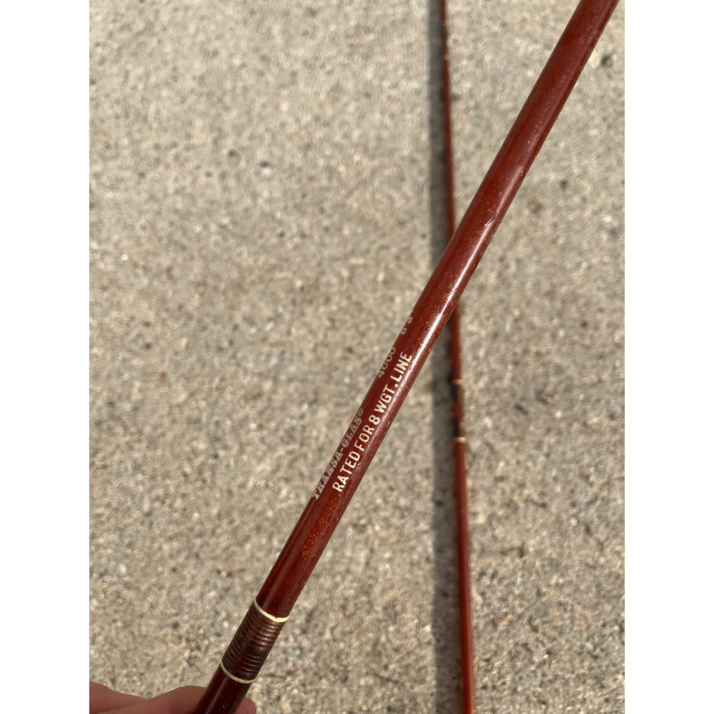 Vintage St. Croix Rod Transa-Glas 4000 Fishing Rod 8' 3" Carboloy Fish Pole