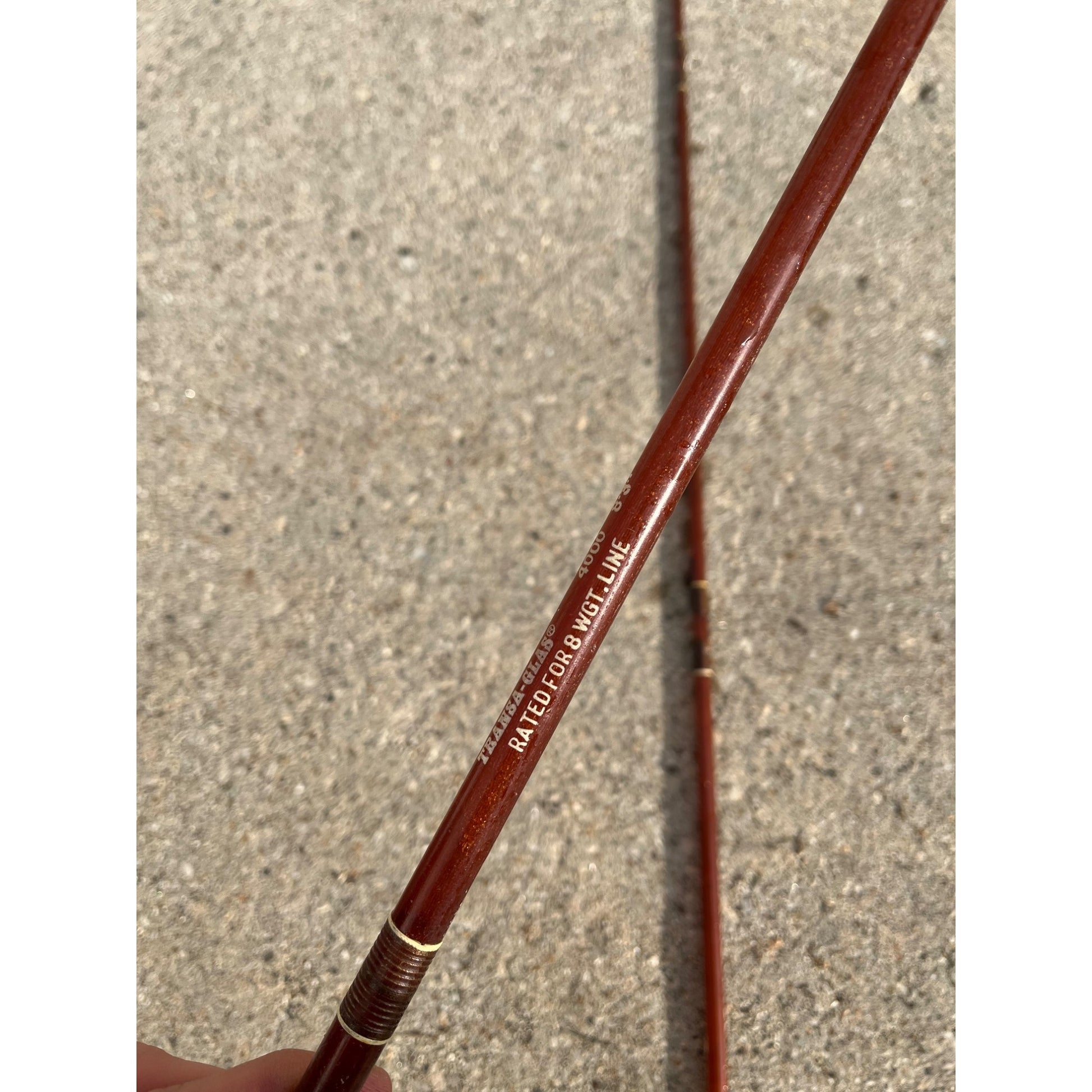 Vintage St. Croix Rod Transa-Glas 4000 Fishing Rod 8' 3" Carboloy Fish Pole