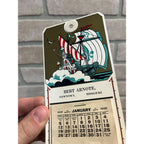 Vintage 1930 Nature's Remedy Laxative Advertising Calendar Sign Newton Missouri