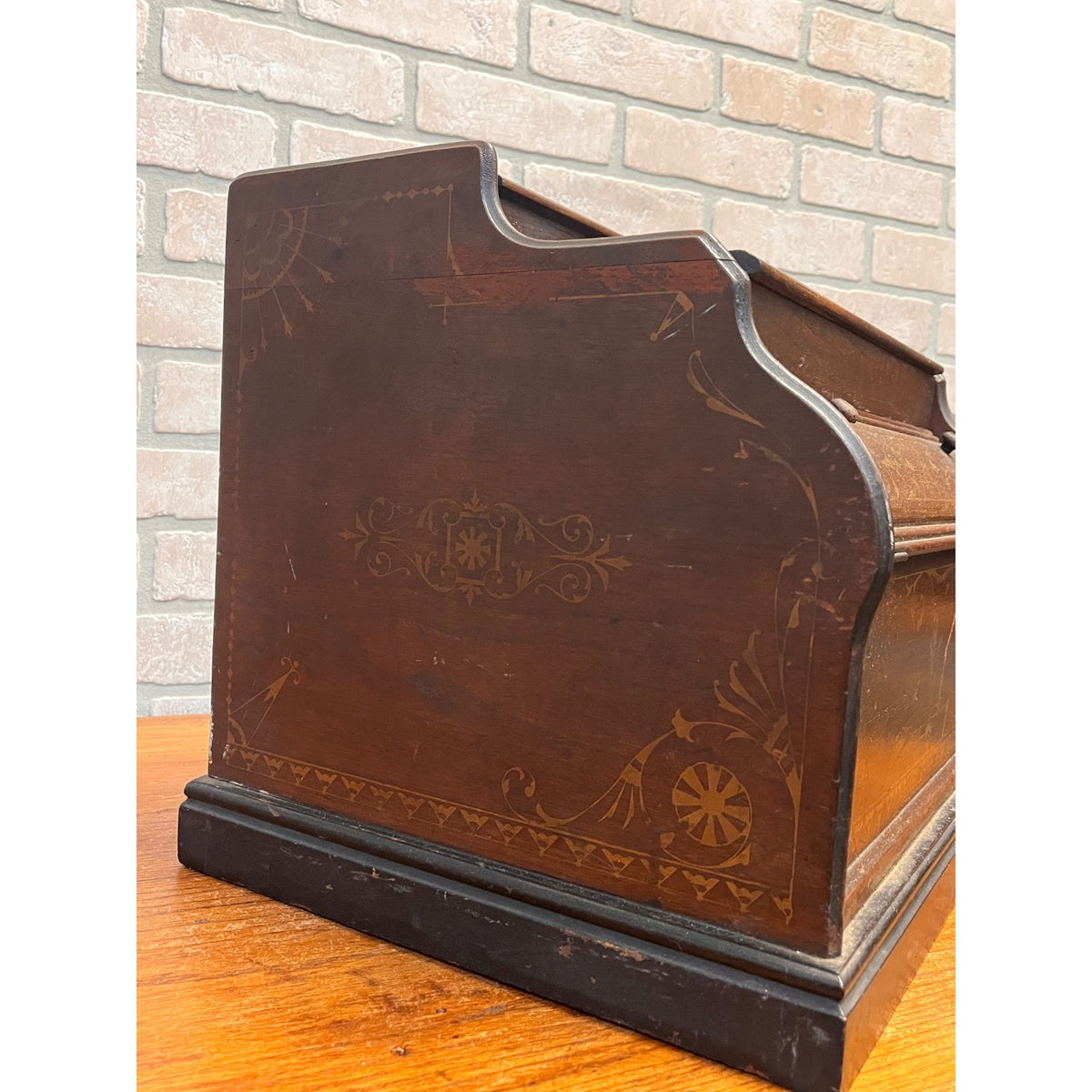 Antique c1880 Improved Celestina 20 Note Roller Organ Organette Tabletop  Works!