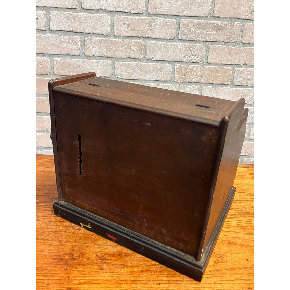 Antique c1880 Improved Celestina 20 Note Roller Organ Organette Tabletop  Works!