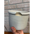 Vintage Butter Jar Midwest Creamery Co. 2lb Stoneware Crock Jar Plymouth Wis WI Wisconsin
