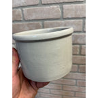 Vintage Butter Jar Midwest Creamery Co. 2lb Stoneware Crock Jar Plymouth Wis WI Wisconsin