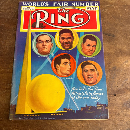 May 1939 The Ring Boxing Magazine - World's Fair Number