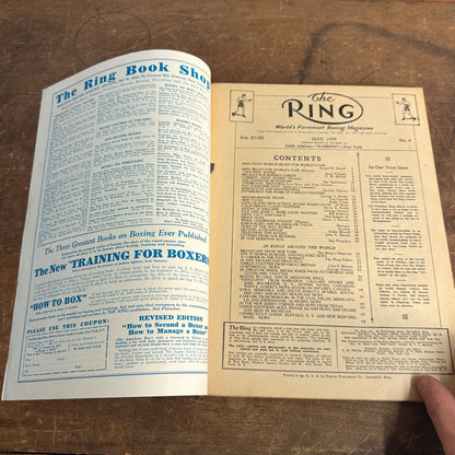 May 1939 The Ring Boxing Magazine - World's Fair Number