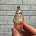 Antique 1920s Father Christmas Santa Claus Glass Ornament Early