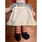 Vintage Raggedy Ann Plush Play Doll Toy 16" - Circa 1950s