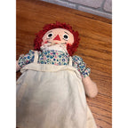 Vintage Raggedy Ann Plush Play Doll Toy 16" - Circa 1950s