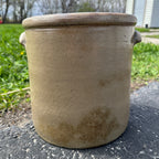 Antique 3 Gallon Hermann Milwaukee Wisconsin Stoneware Crock Salt Glaze