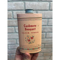 Vintage Cashmere Bouquet Talcum Powder Pink Tin Palmolive Tin