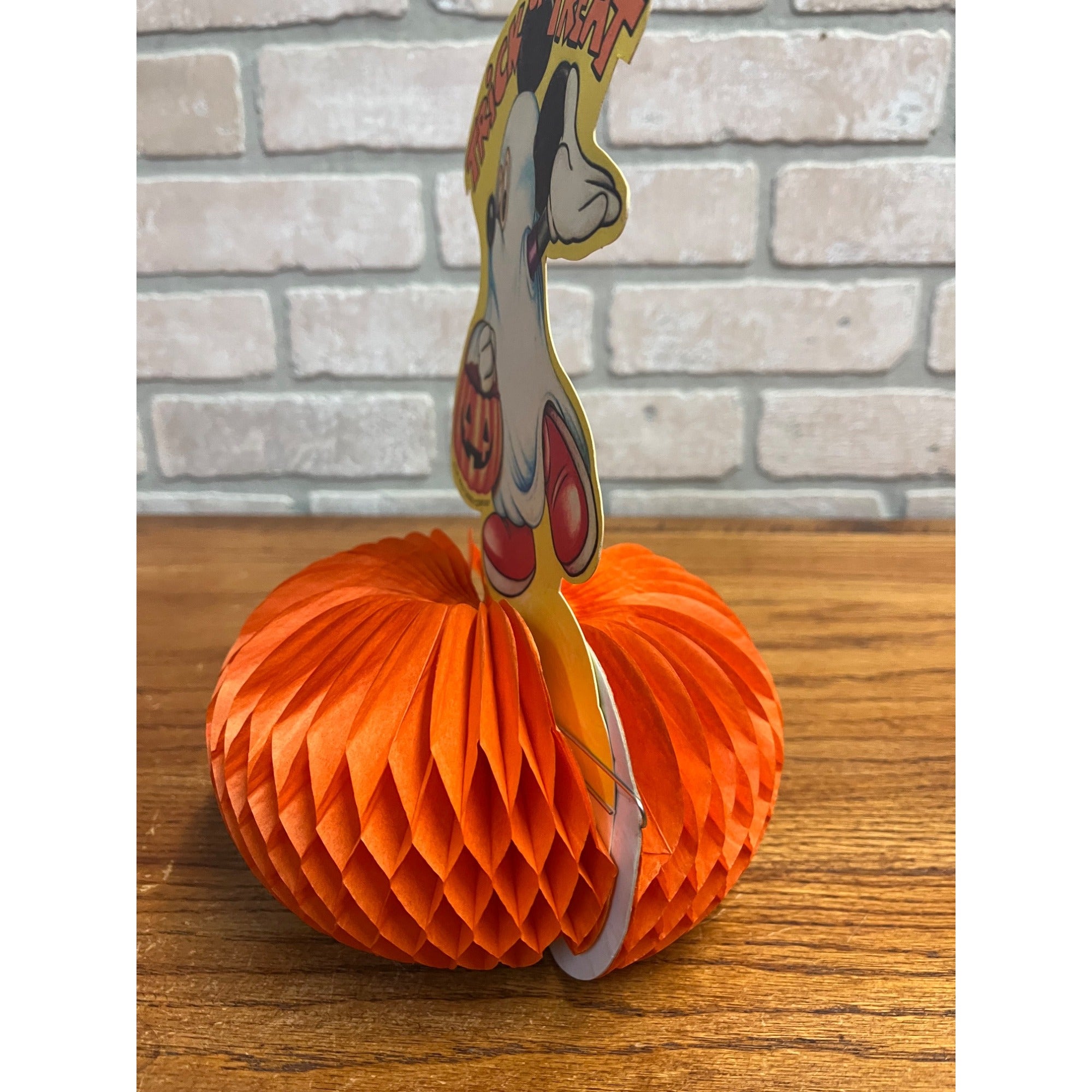 RARE Vintage 1980s Walt Disney Mickey Mouse Halloween Crepe Paper Diecut