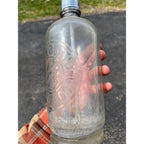 Rare Vintage Glass Seltzer Bottle Beaver Dam Bottling Co. Wisconsin