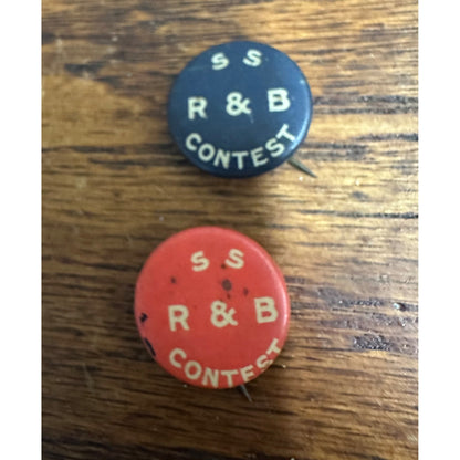 Vintage SS Sunday School R & B Rhythm & Blues Contest Pins Buttons Lot