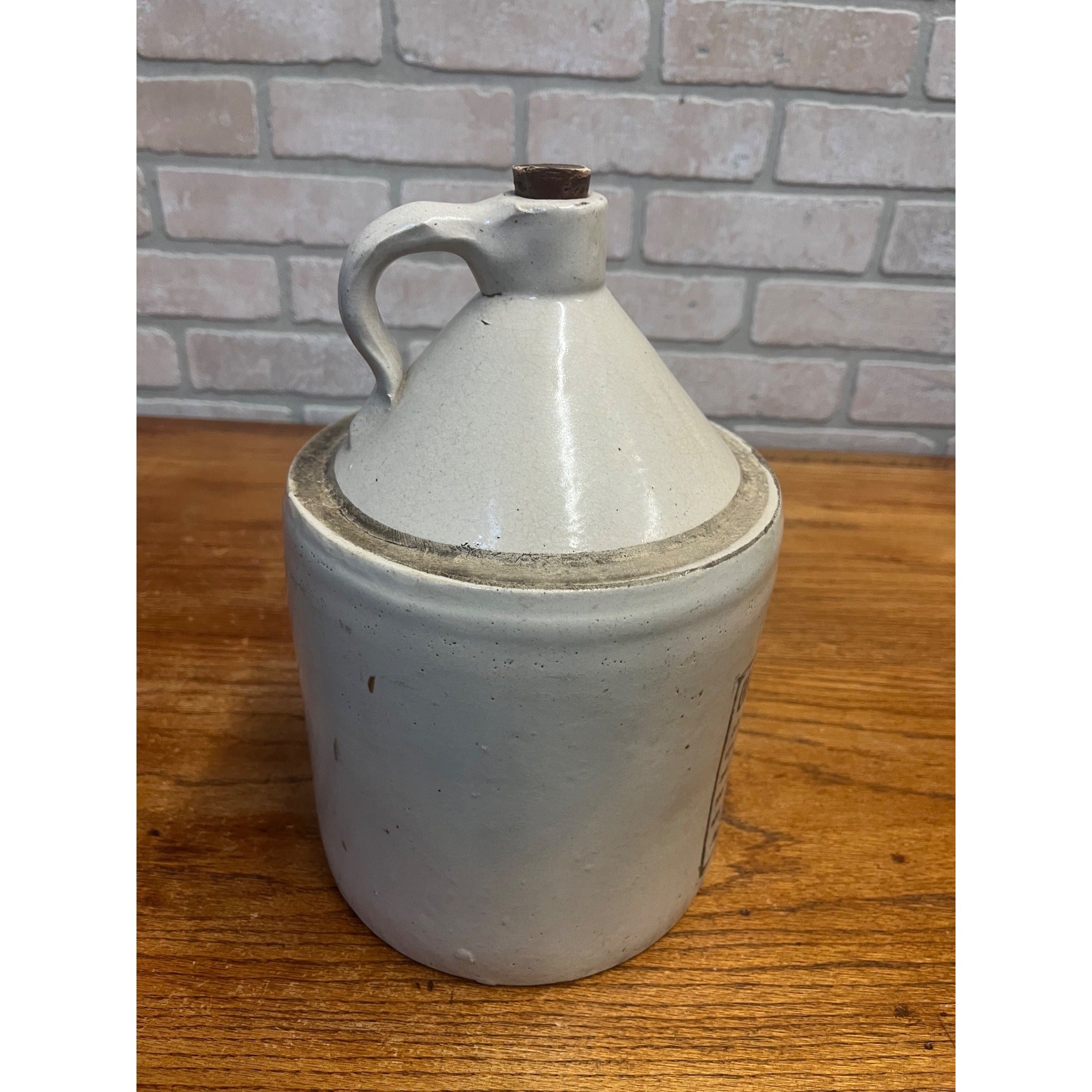 Antique Old Rose Distilling Co Chicago IL Advertising Gallon Stoneware Crock Jug