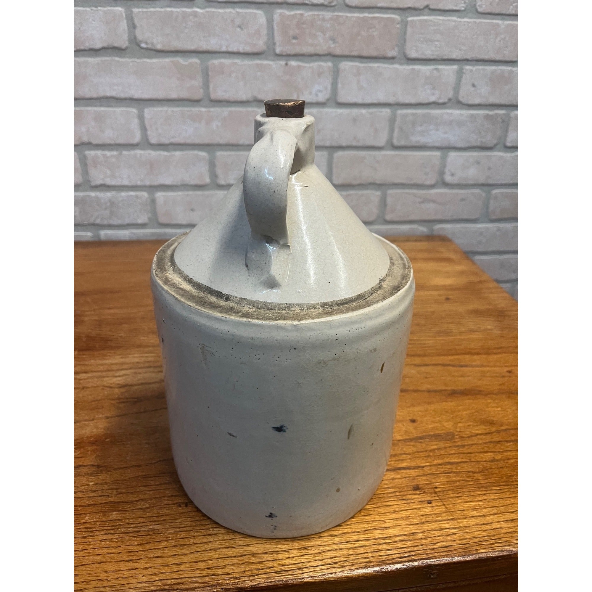 Antique Old Rose Distilling Co Chicago IL Advertising Gallon Stoneware Crock Jug