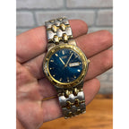 Vintage Citizen Men's Blue Dial Watch & Benrus 10k Rolled Gold Mens Mechanical Watch