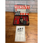 Vintage Carolyn Manufacturing Microset Child's Toy 1MX Microscope Set Science