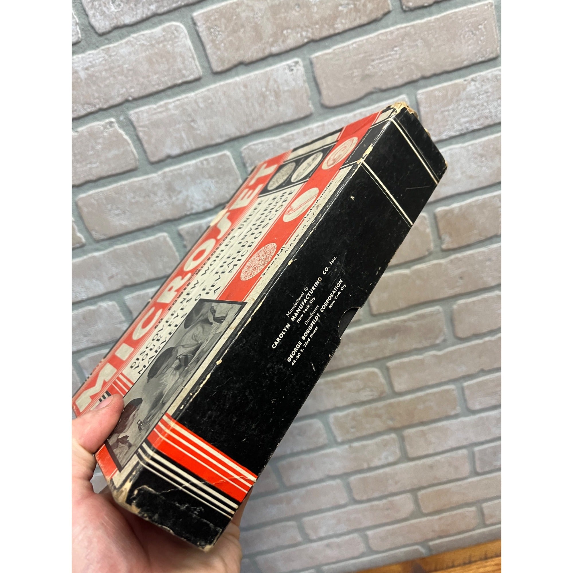 Vintage Carolyn Manufacturing Microset Child's Toy 1MX Microscope Set Science