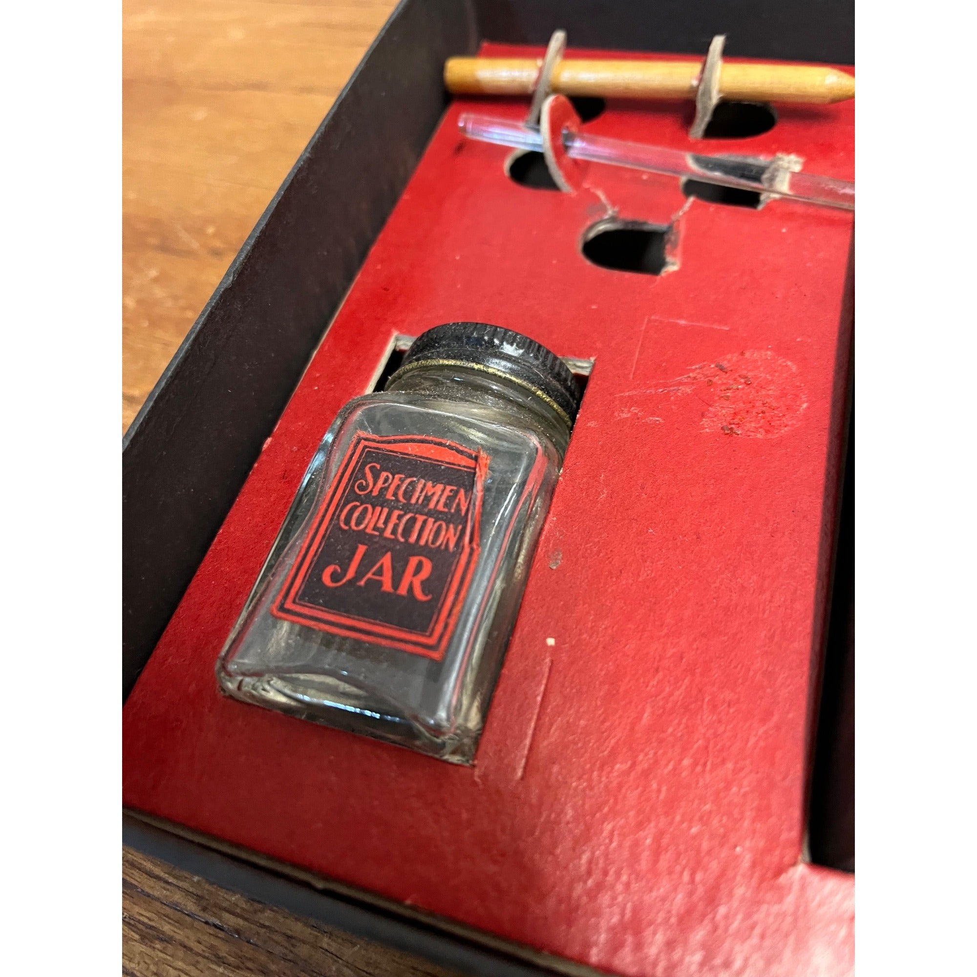 Vintage Carolyn Manufacturing Microset Child's Toy 1MX Microscope Set Science