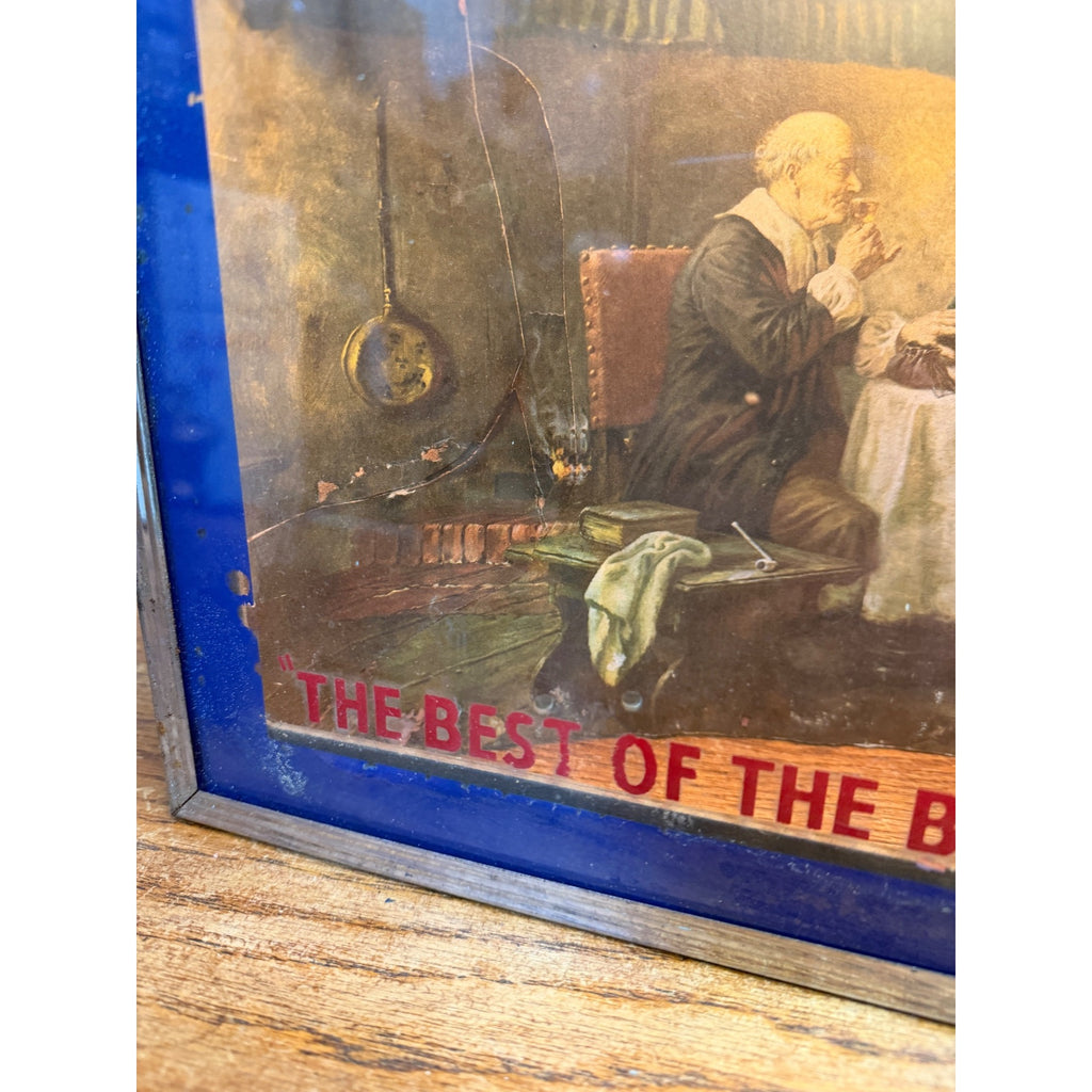 Scarce 1940s Old Timers Beer Lighted Display Sign West Bend Wis Glass