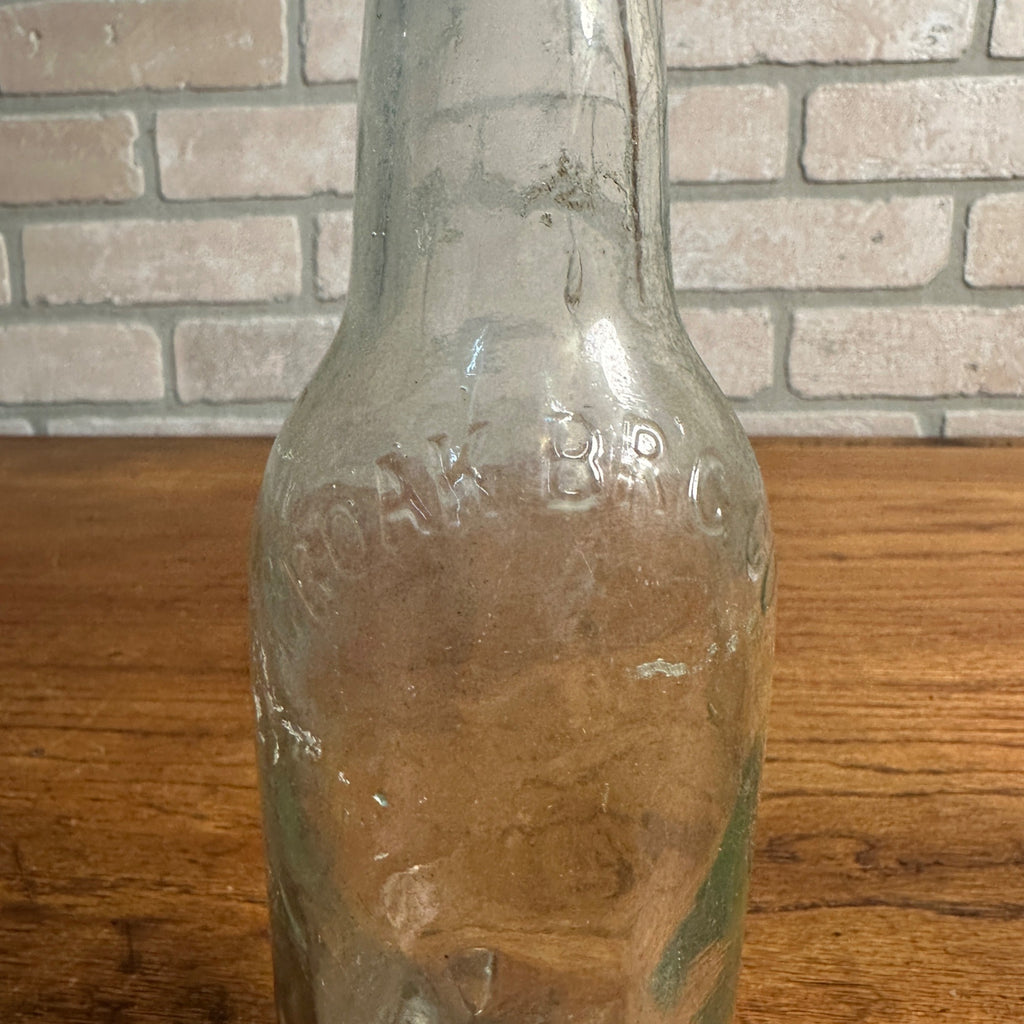 Pre-Prohibition Croak Brewing Co Beer Bottle Janesville Wis Wisconsin Crown Top