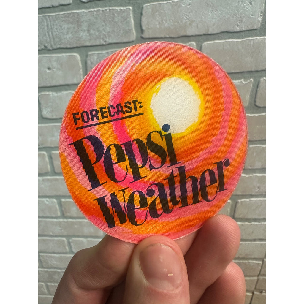 Forecast Pepsi Weather 1960s Pepsi Cola Round Vari-Vue Motion Lenticular Coaster