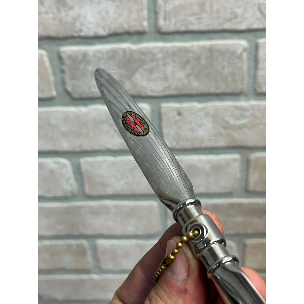 Vintage Standard Propeller Co Airplane Advertising Letter Opener Salesman Sample