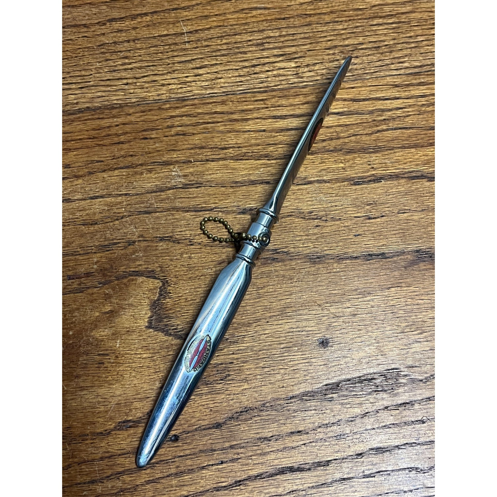 Vintage Standard Propeller Co Airplane Advertising Letter Opener Salesman Sample