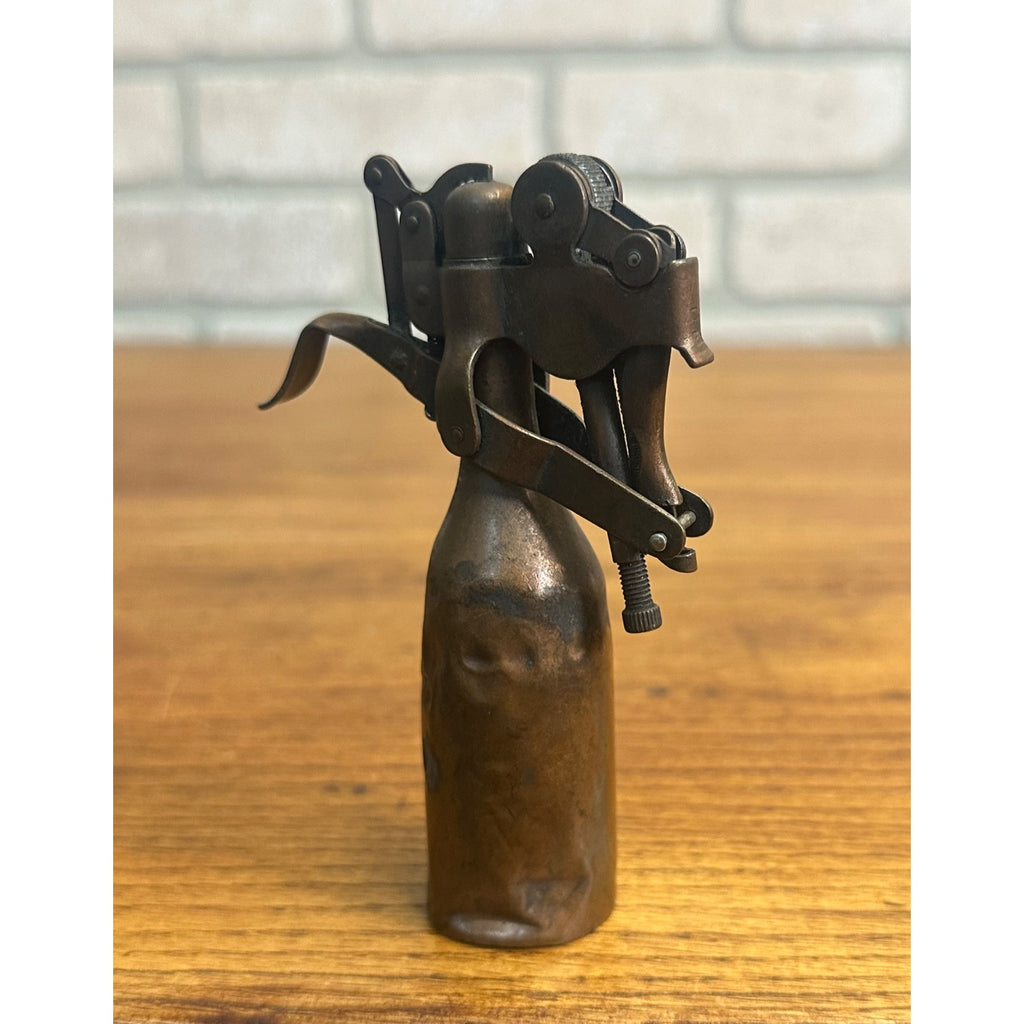 RARE Gerlach Barklow G.B. Co. (Capitol) Mechanical Table Lighter Joliet Illinois Pat. 1912